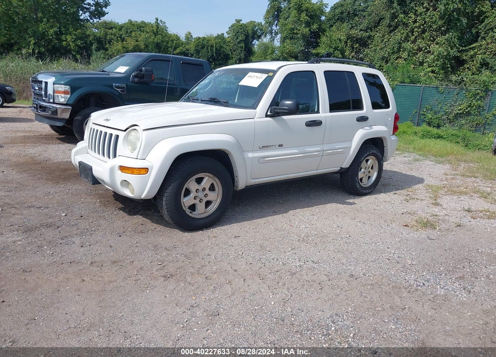 2002 JEEP LIBERTY LIMITED EDITION VIN: 1J4GL58K12W328496