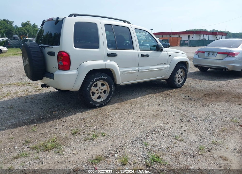 2002 JEEP LIBERTY LIMITED EDITION VIN: 1J4GL58K12W328496