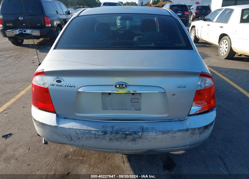 2005 KIA SPECTRA EX/LX/SX VIN: KNAFE121755087815