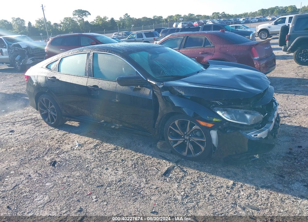 2019 HONDA CIVIC SPORT VIN: 2HGFC2F84KH597227