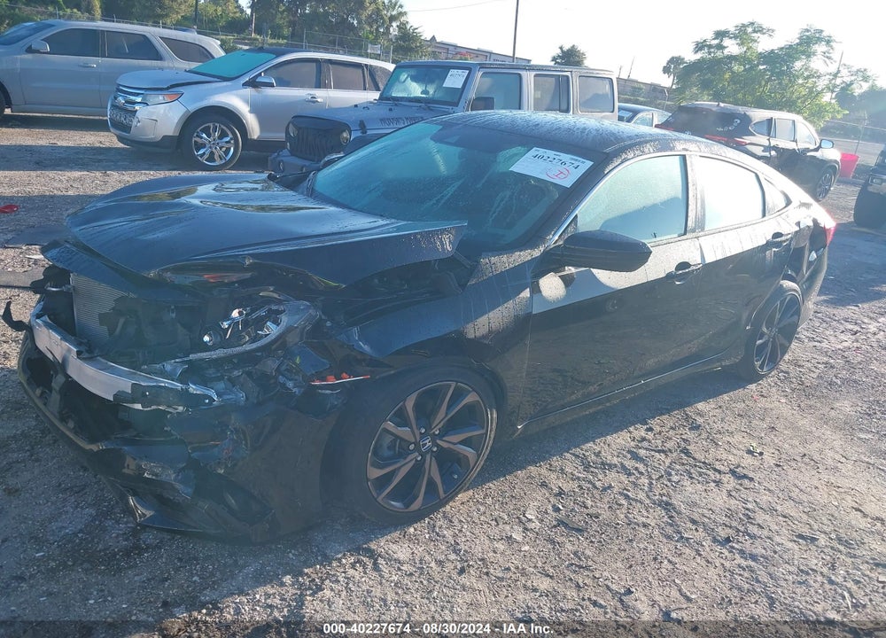 2019 HONDA CIVIC SPORT VIN: 2HGFC2F84KH597227