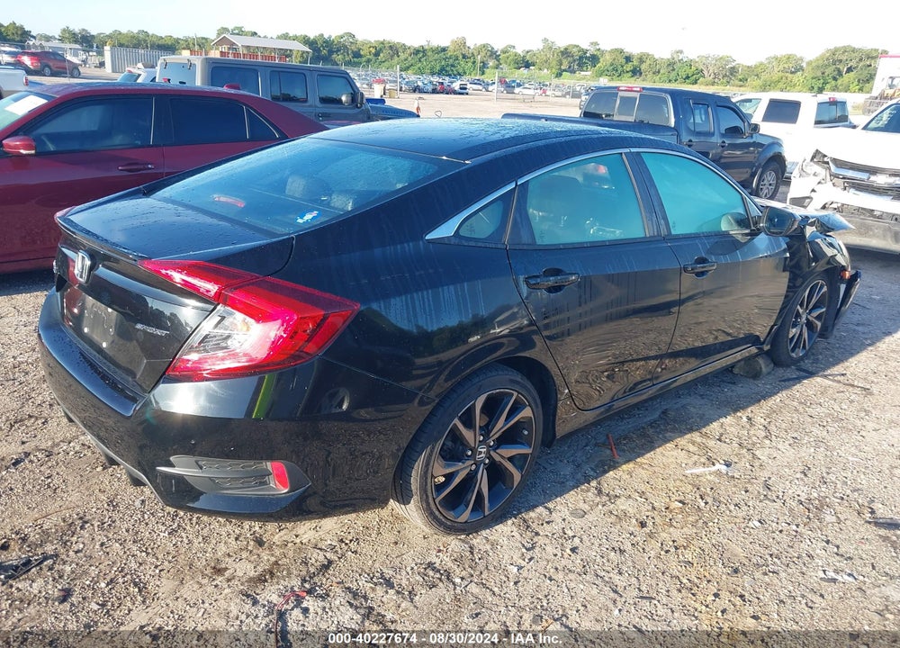2019 HONDA CIVIC SPORT VIN: 2HGFC2F84KH597227