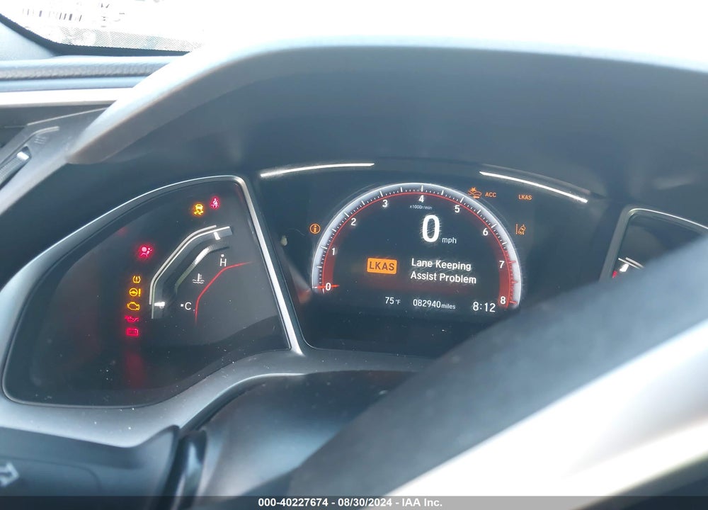2019 HONDA CIVIC SPORT VIN: 2HGFC2F84KH597227