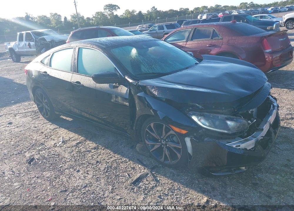 2019 HONDA CIVIC SPORT VIN: 2HGFC2F84KH597227