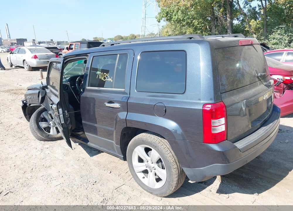 2014 JEEP PATRIOT LATITUDE VIN: 1C4NJPFA6ED624347