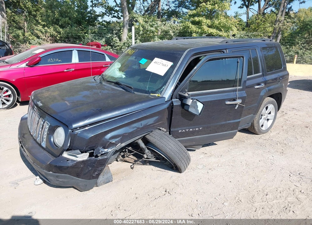 2014 JEEP PATRIOT LATITUDE VIN: 1C4NJPFA6ED624347