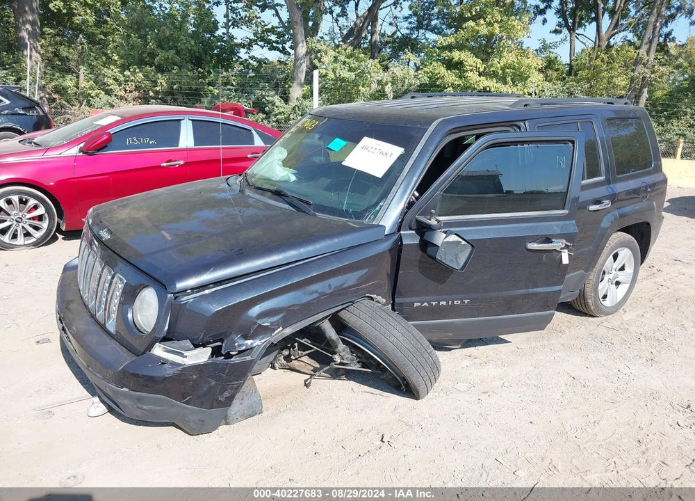 2014 JEEP PATRIOT LATITUDE VIN: 1C4NJPFA6ED624347