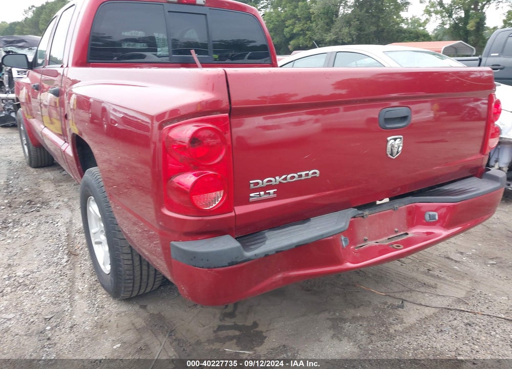2007 DODGE DAKOTA SLT VIN: 1D7HE48K57S181103