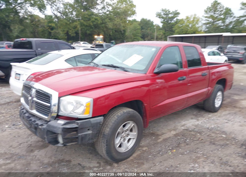 2007 DODGE DAKOTA SLT VIN: 1D7HE48K57S181103