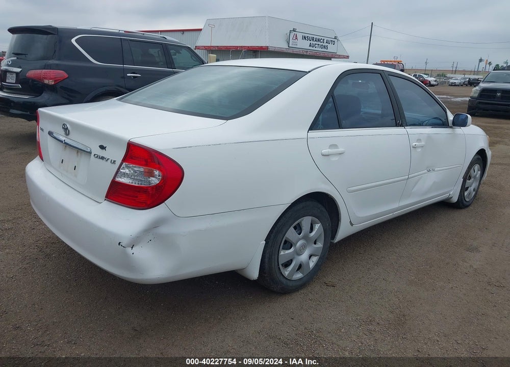 2004 TOYOTA CAMRY LE VIN: 4T1BE32K64U312070