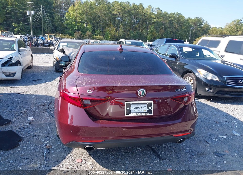 2018 ALFA ROMEO GIULIA AWD VIN: ZARFAEDN7J7566584