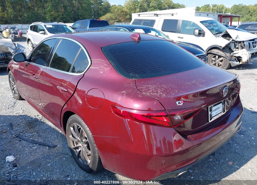 2018 ALFA ROMEO GIULIA AWD VIN: ZARFAEDN7J7566584