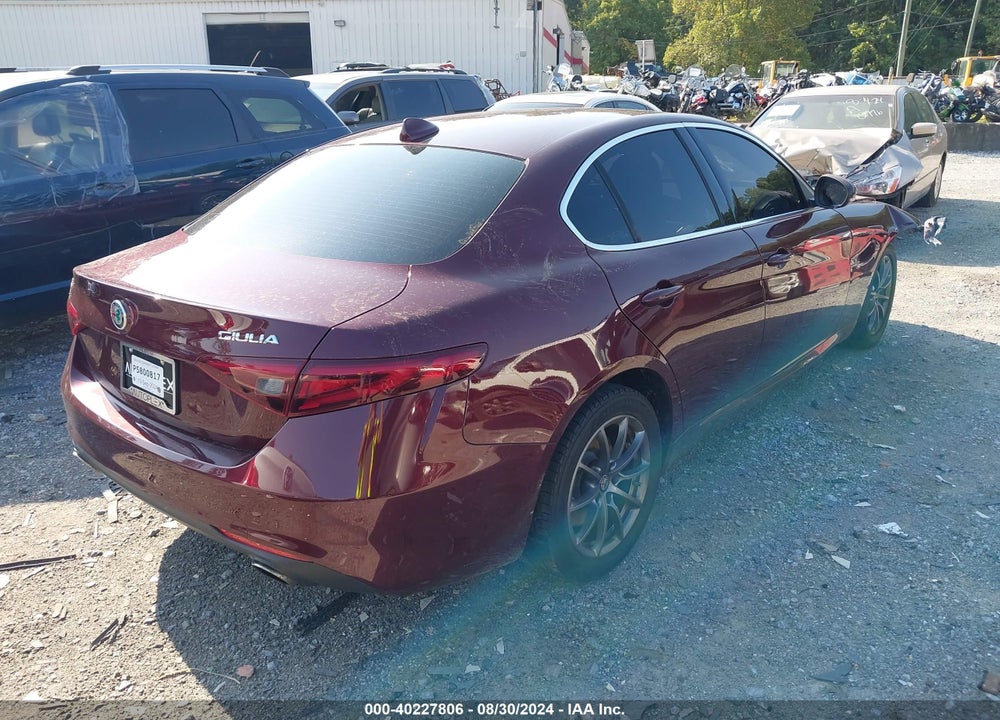 2018 ALFA ROMEO GIULIA AWD VIN: ZARFAEDN7J7566584