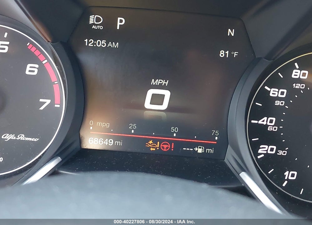 2018 ALFA ROMEO GIULIA AWD VIN: ZARFAEDN7J7566584