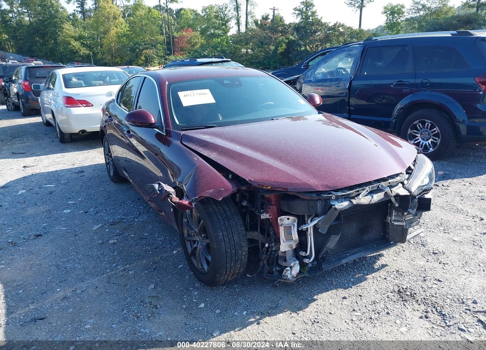 2018 ALFA ROMEO GIULIA AWD VIN: ZARFAEDN7J7566584