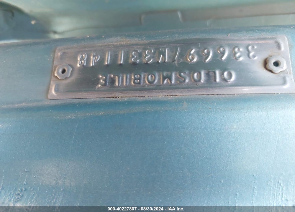 1967 OLDSMOBILE CUTLASS VIN: 336697M331148