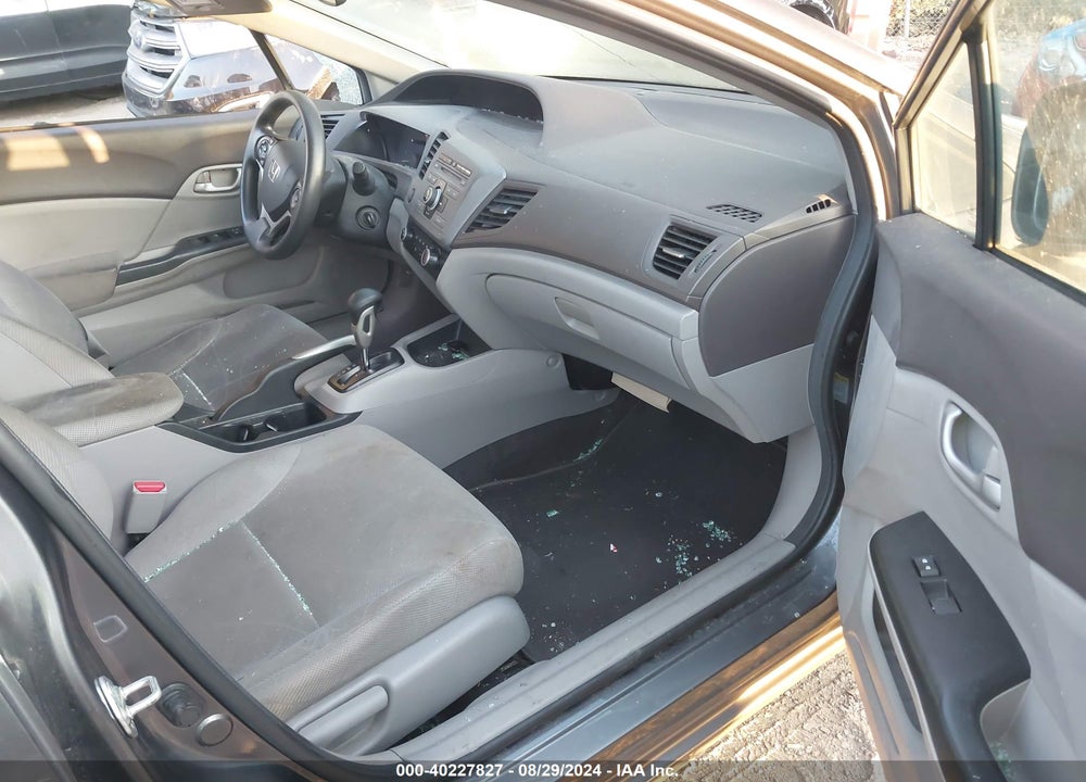 2012 HONDA CIVIC LX VIN: 19XFB2F56CE081875