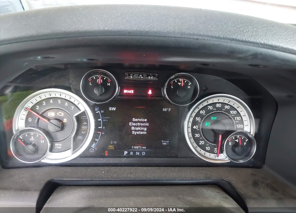 2017 RAM 1500 BIG HORN QUAD CAB 4X4 6'4 BOX VIN: 1C6RR7GT5HS583758