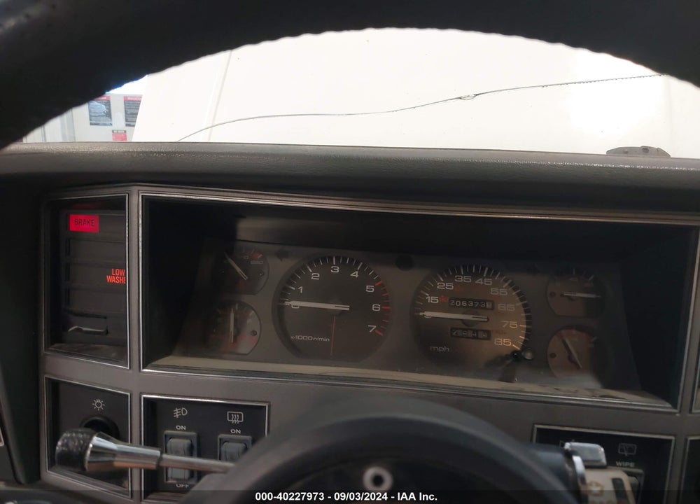 1989 JEEP CHEROKEE VIN: 1J4FJ58L3KL596462