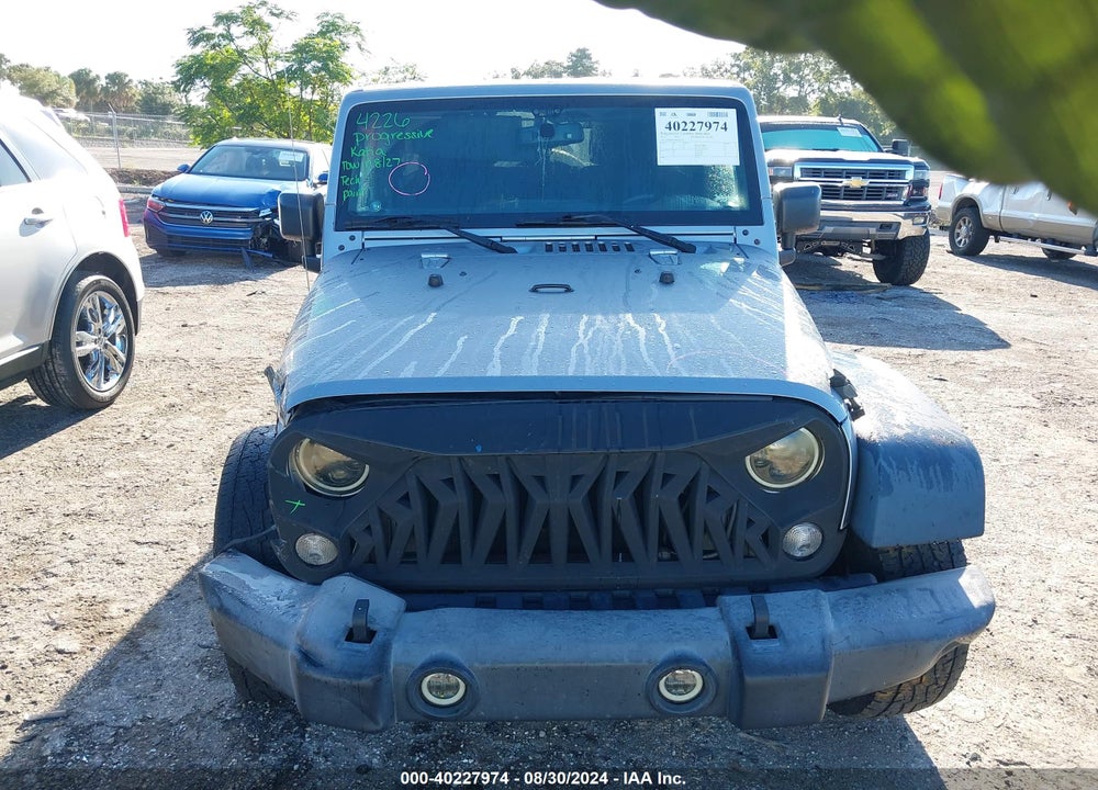 2016 JEEP WRANGLER UNLIMITED SPORT VIN: 1C4BJWDG9GL107153