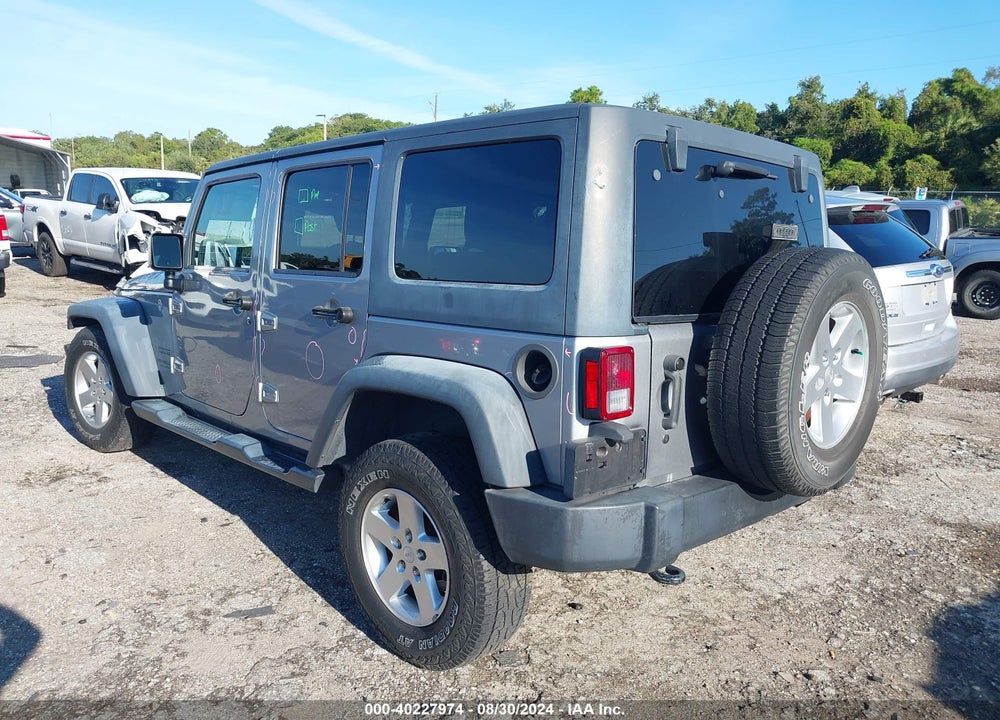 2016 JEEP WRANGLER UNLIMITED SPORT VIN: 1C4BJWDG9GL107153