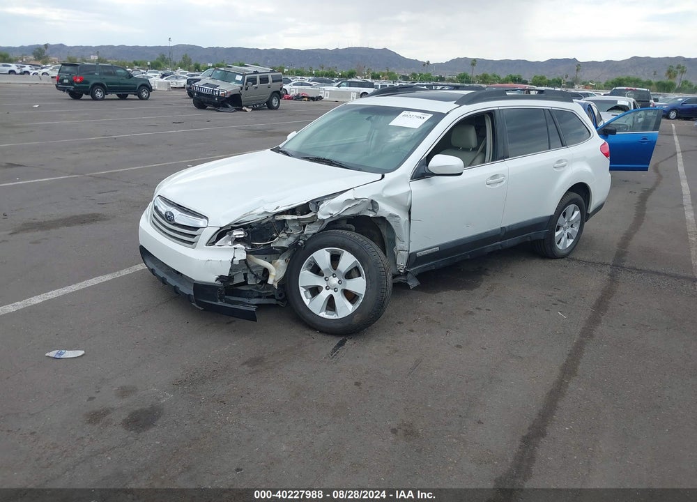 2011 SUBARU OUTBACK 2.5I PREMIUM VIN: 4S4BRBGC9B3313037