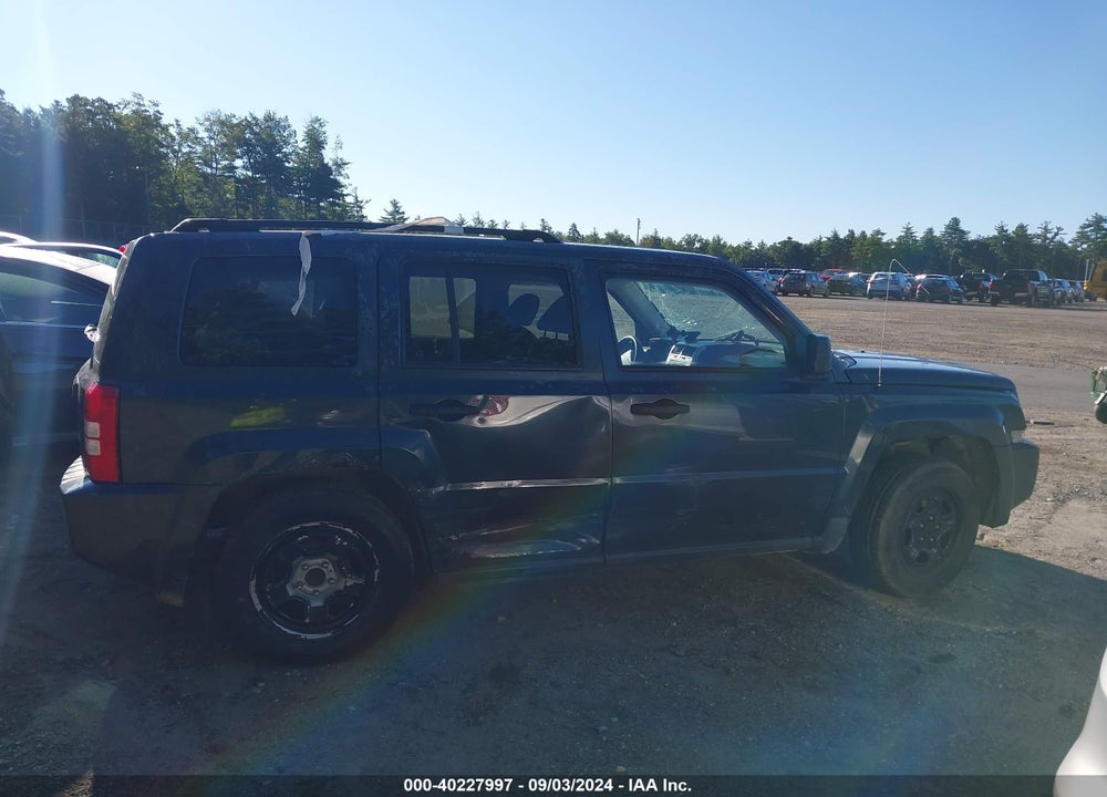 2008 JEEP PATRIOT SPORT VIN: 1J8FT28W68D721913