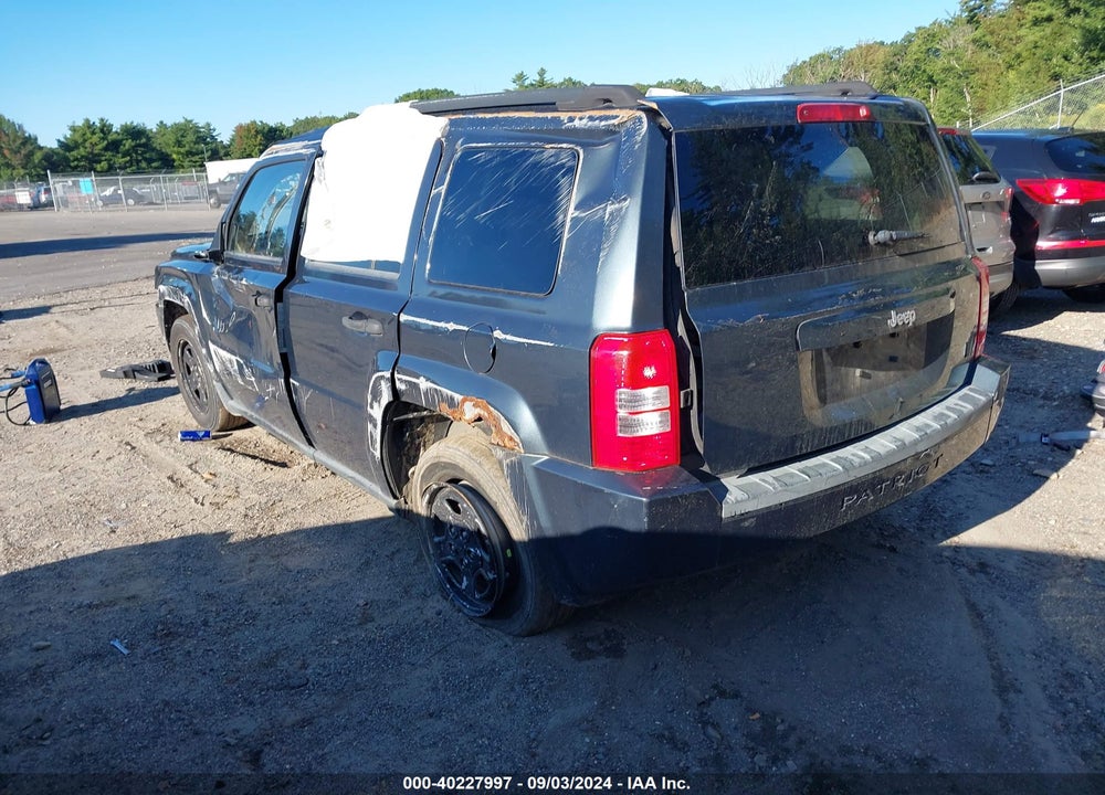2008 JEEP PATRIOT SPORT VIN: 1J8FT28W68D721913