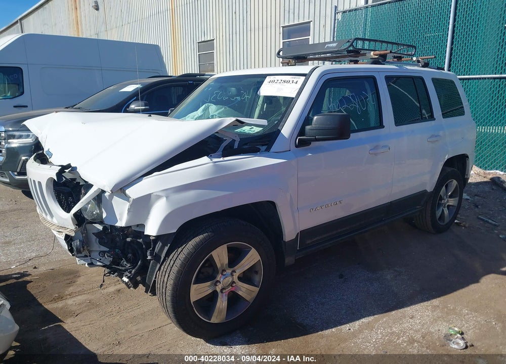2017 JEEP PATRIOT HIGH ALTITUDE FWD VIN: 1C4NJPFA5HD132624