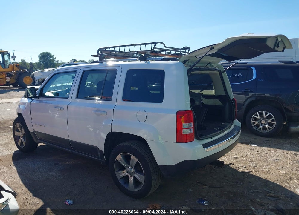 2017 JEEP PATRIOT HIGH ALTITUDE FWD VIN: 1C4NJPFA5HD132624