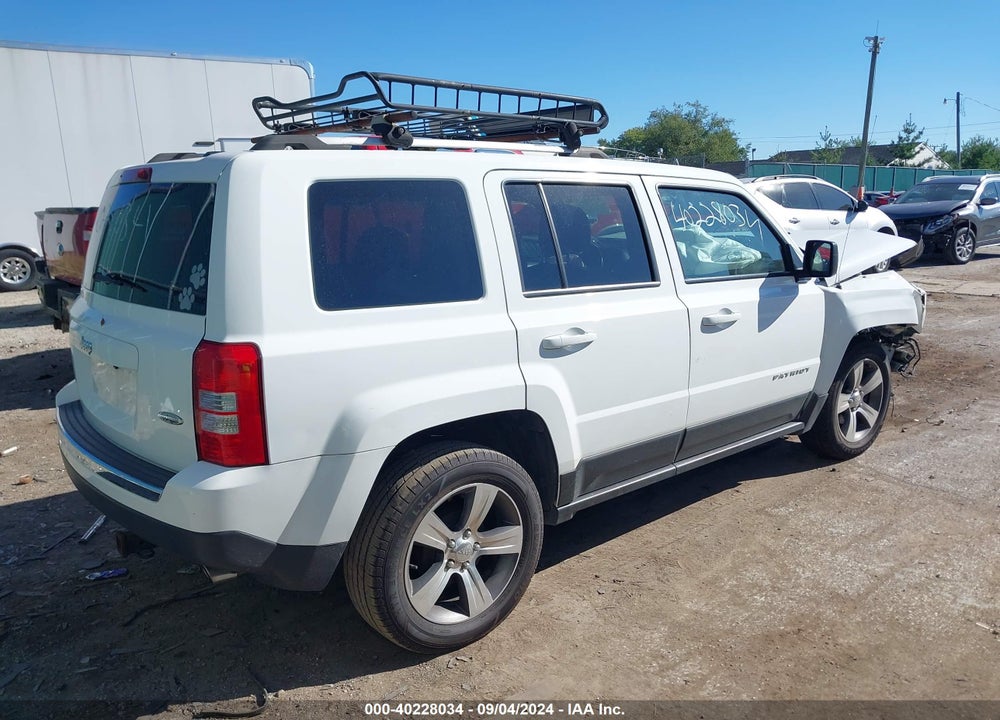 2017 JEEP PATRIOT HIGH ALTITUDE FWD VIN: 1C4NJPFA5HD132624