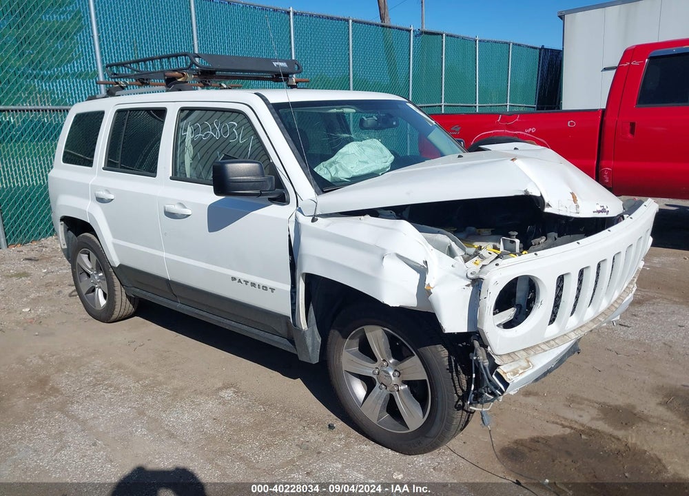 2017 JEEP PATRIOT HIGH ALTITUDE FWD VIN: 1C4NJPFA5HD132624