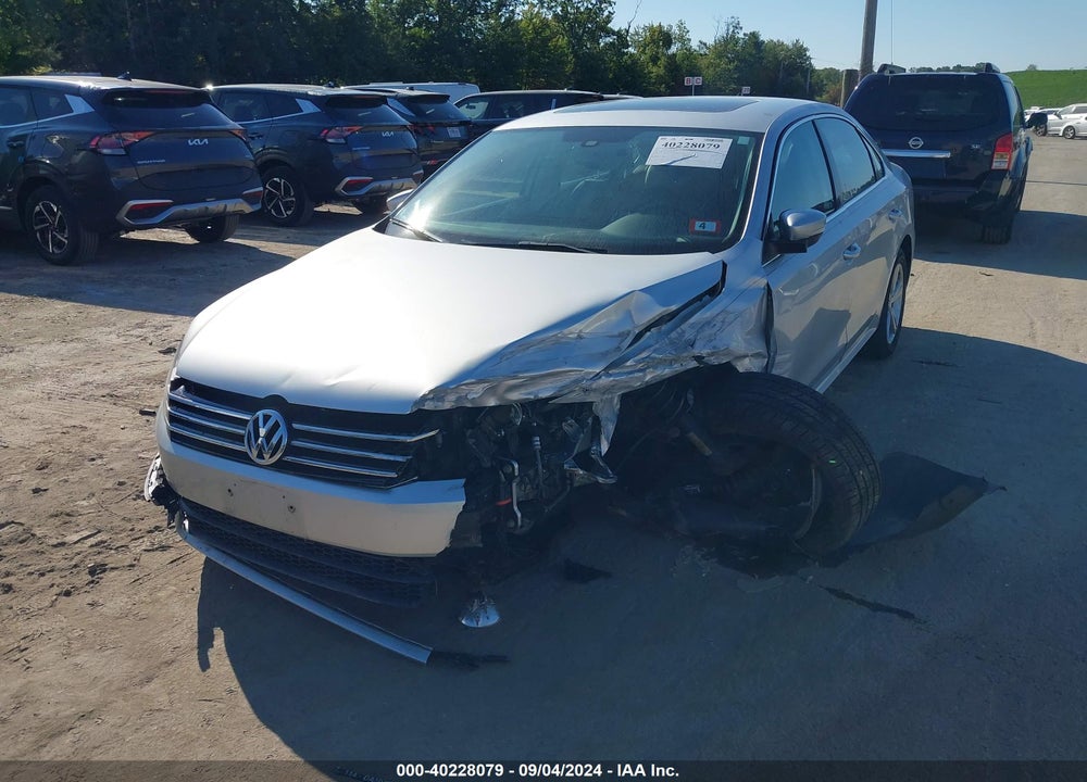 2013 VOLKSWAGEN PASSAT 2.5L SE VIN: 1VWBP7A38DC053813