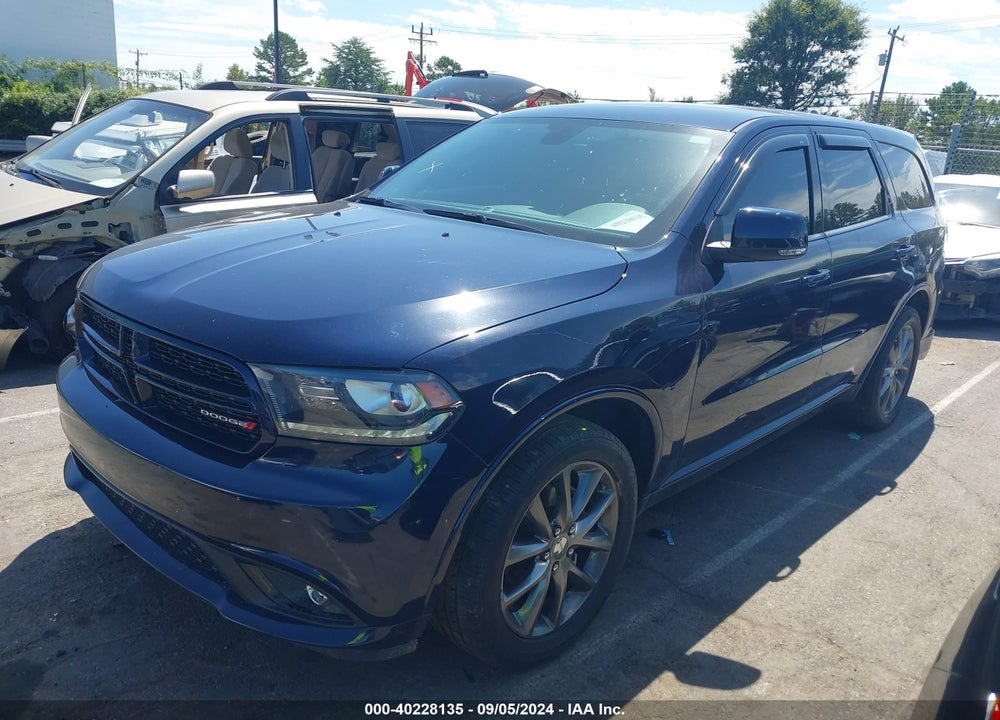 2018 DURANGO DODGE  GT RWD VIN: 1C4RDHDG3JC132994