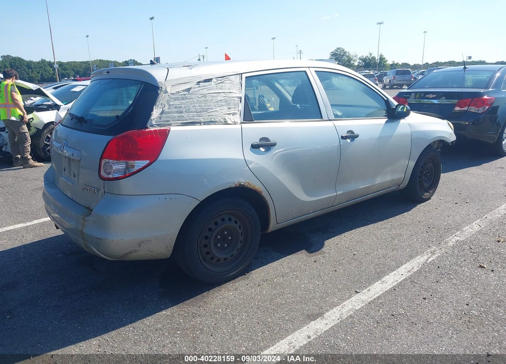 2004 TOYOTA MATRIX STANDARD VIN: 2T1KR32E64C293407