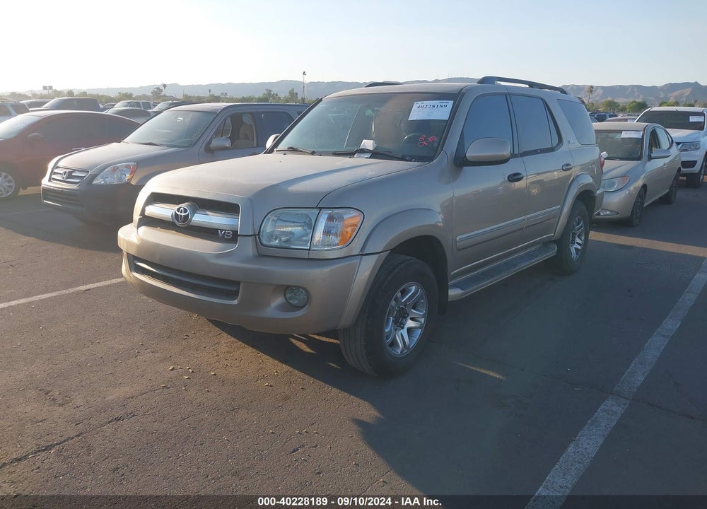 2005 TOYOTA SEQUOIA LIMITED V8 VIN: 5TDBT48A65S250688