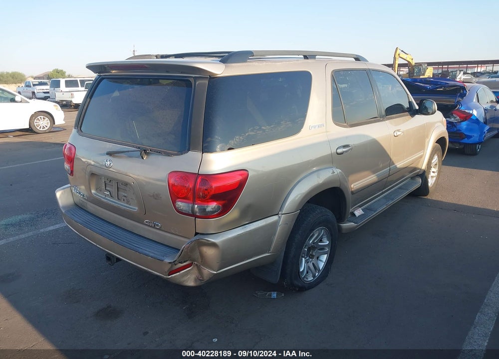 2005 TOYOTA SEQUOIA LIMITED V8 VIN: 5TDBT48A65S250688