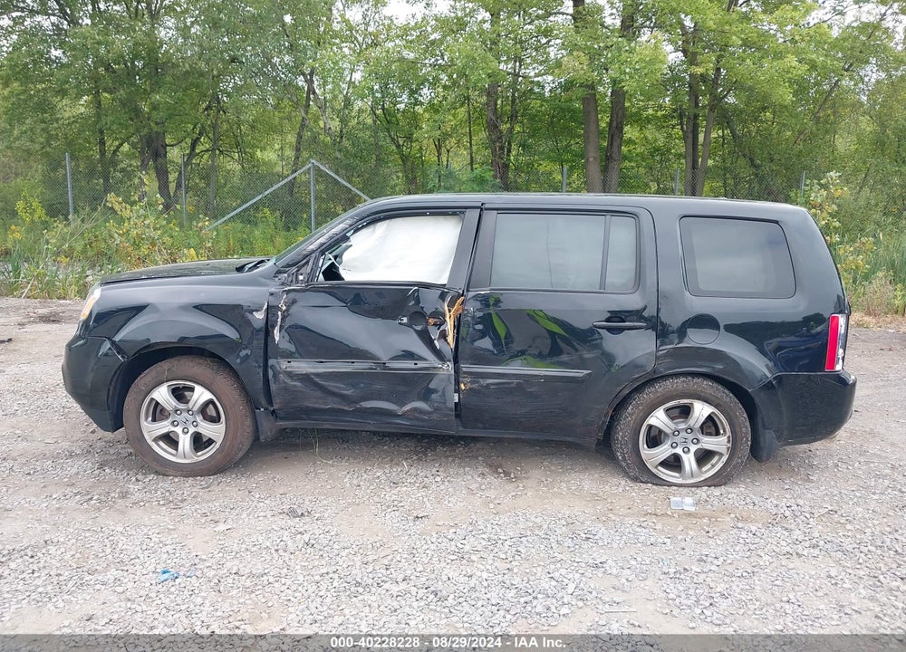 2014 HONDA PILOT EX-L VIN: 5FNYF4H79EB023294