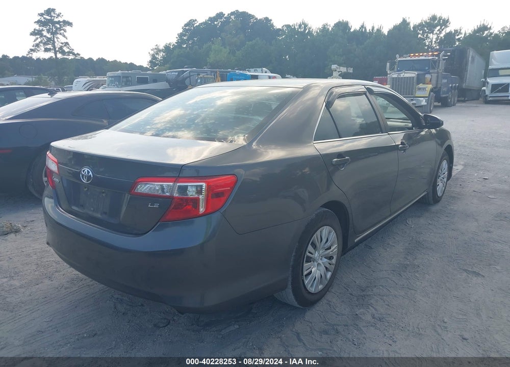 2012 TOYOTA CAMRY LE VIN: 4T1BF1FK2CU125578