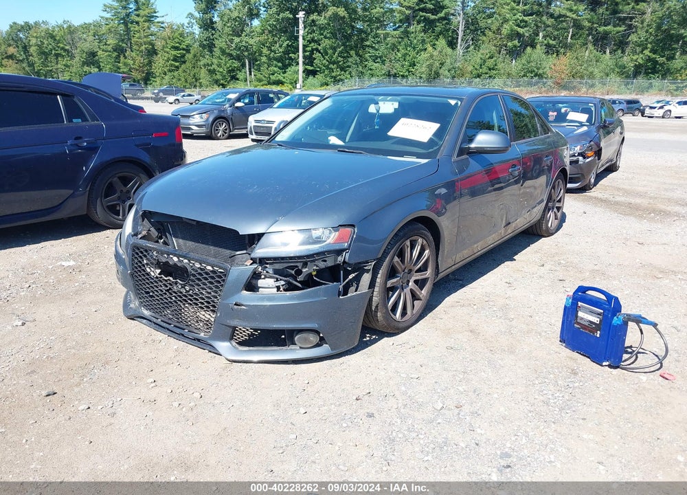 2009 AUDI A4 2.0T PREMIUM VIN: WAULF78K29N065262