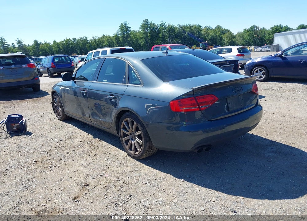 2009 AUDI A4 2.0T PREMIUM VIN: WAULF78K29N065262