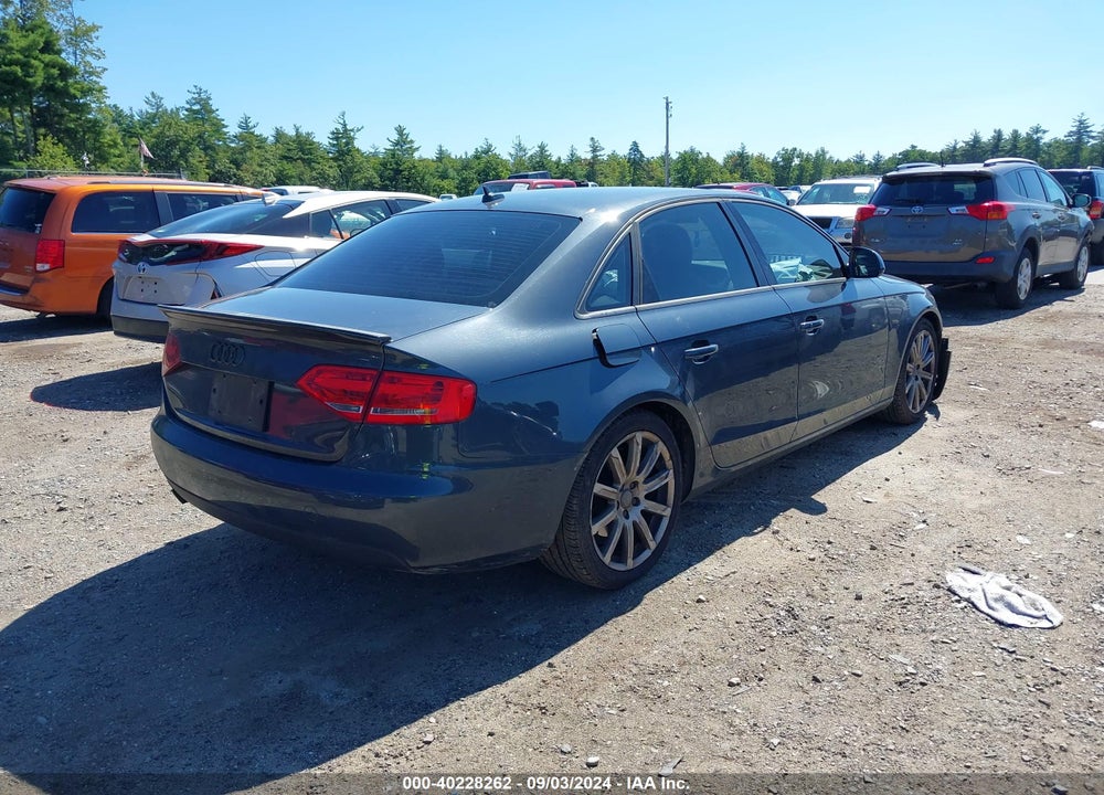 2009 AUDI A4 2.0T PREMIUM VIN: WAULF78K29N065262