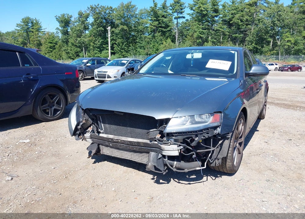 2009 AUDI A4 2.0T PREMIUM VIN: WAULF78K29N065262