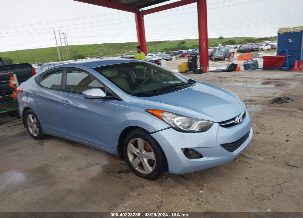 2013 HYUNDAI ELANTRA GLS VIN: KMHDH4AE3DU521686