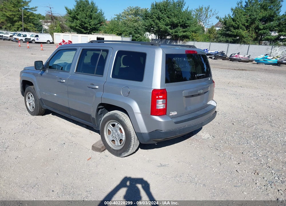 2015 JEEP PATRIOT SPORT VIN: 1C4NJRBB0FD214686