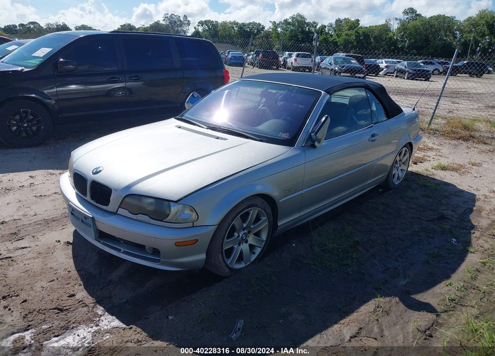 2002 BMW 325CI VIN: WBABS33402PG88112