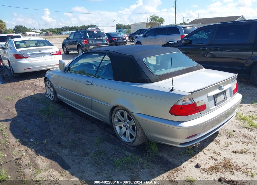 2002 BMW 325CI VIN: WBABS33402PG88112