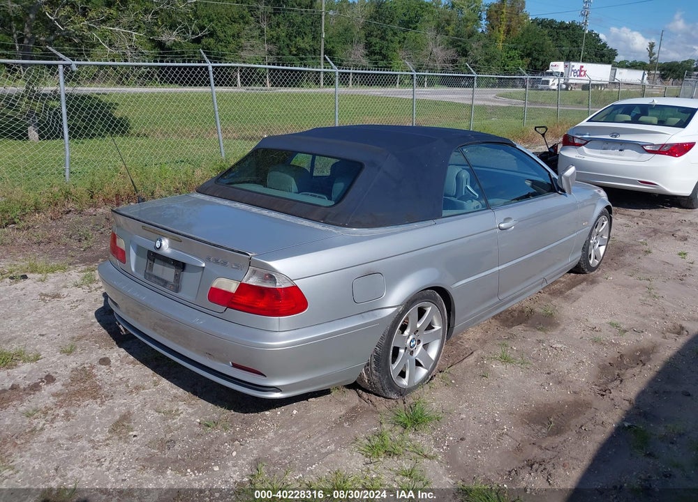 2002 BMW 325CI VIN: WBABS33402PG88112