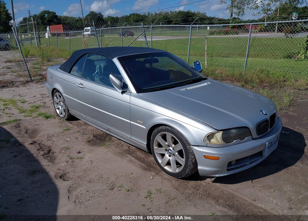 2002 BMW 325CI VIN: WBABS33402PG88112