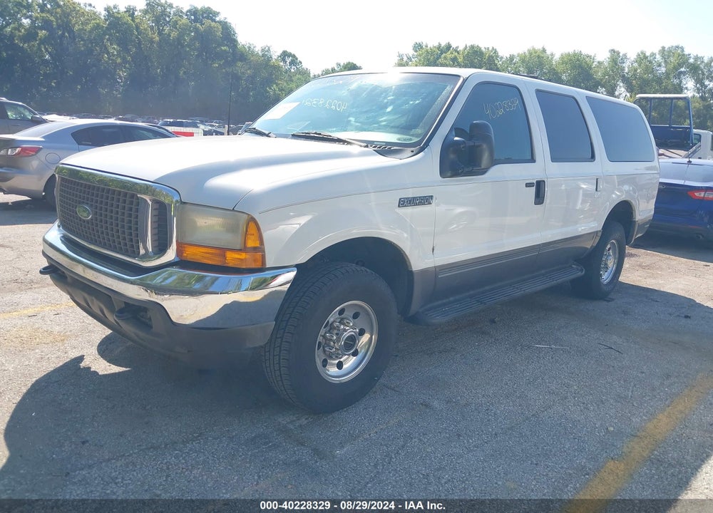 2001 FORD EXCURSION XLT VIN: 1FMNU41S41EB10180